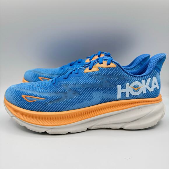 Hoka One One Clifton 9 Coastal Sky All Aboard Road-Running Sneakers Men’s 11.5 - Picture 4 of 10